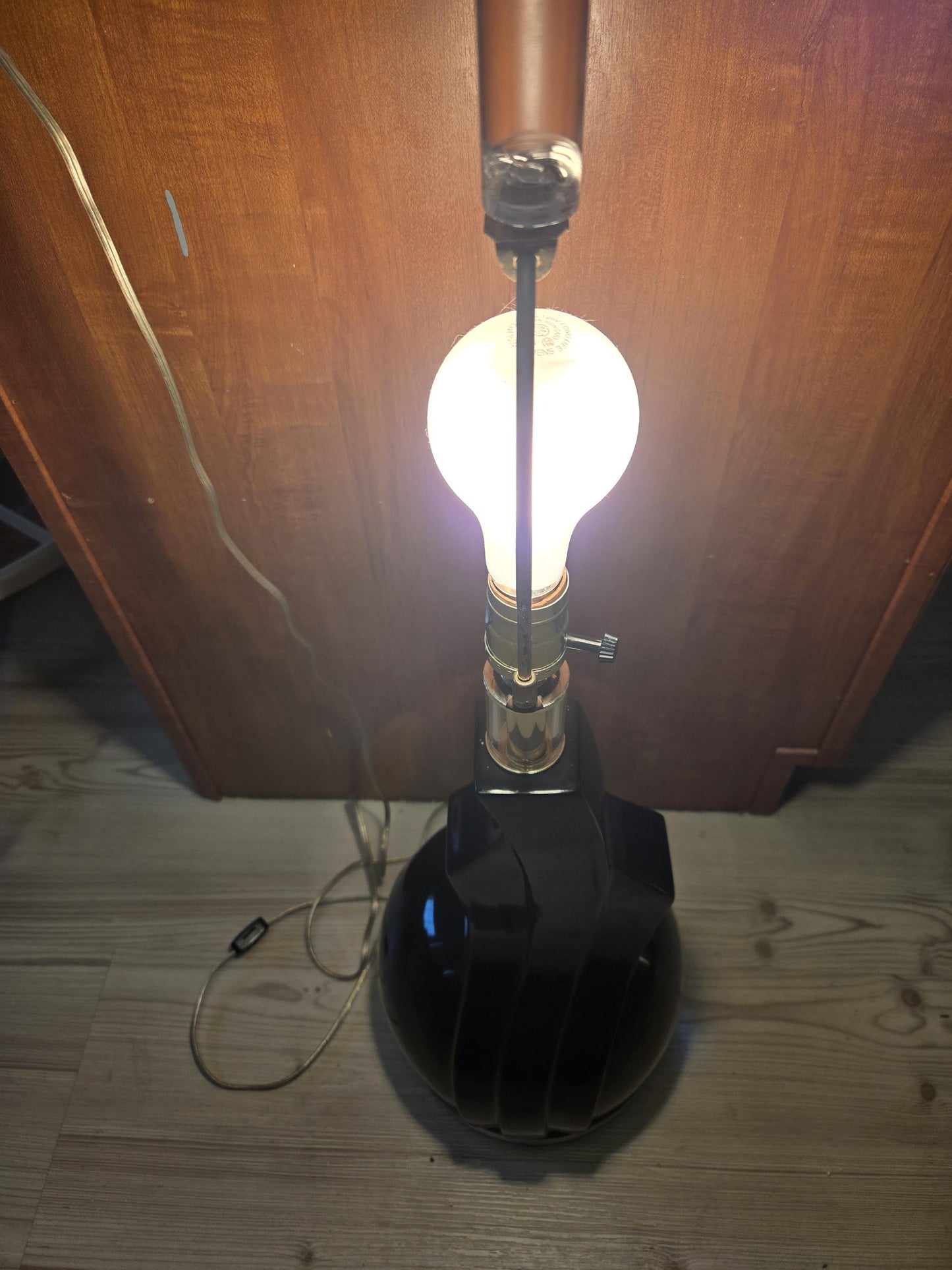 Art Deco Acrylic Trapazoid Lamp