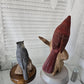Pair Wood Bird Carvings - Signed R. Cash