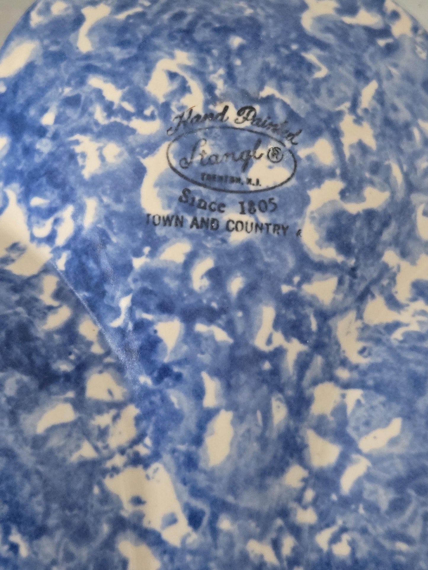 Stangl Spoon Rest Hand Painted Ceramic