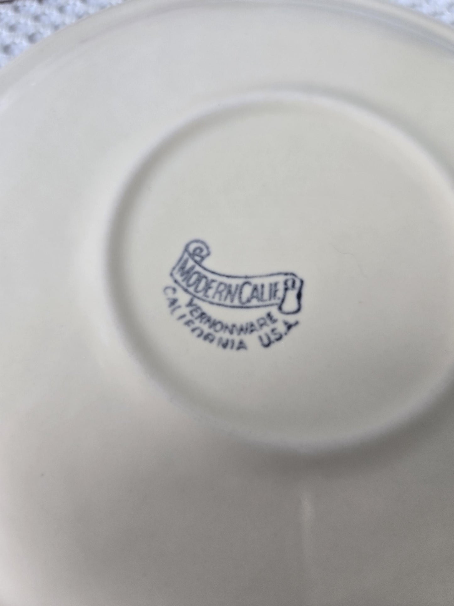 Modern California Vernonware Saucers (8)