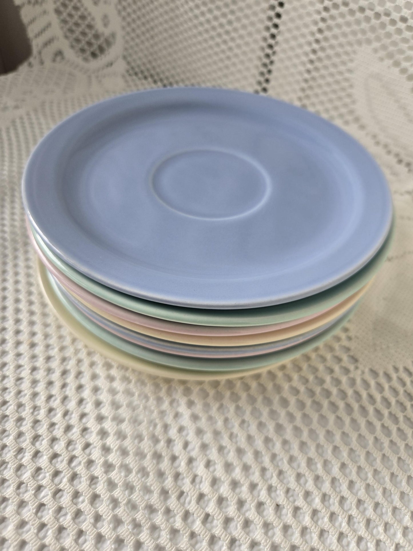 Modern California Vernonware Saucers (8)