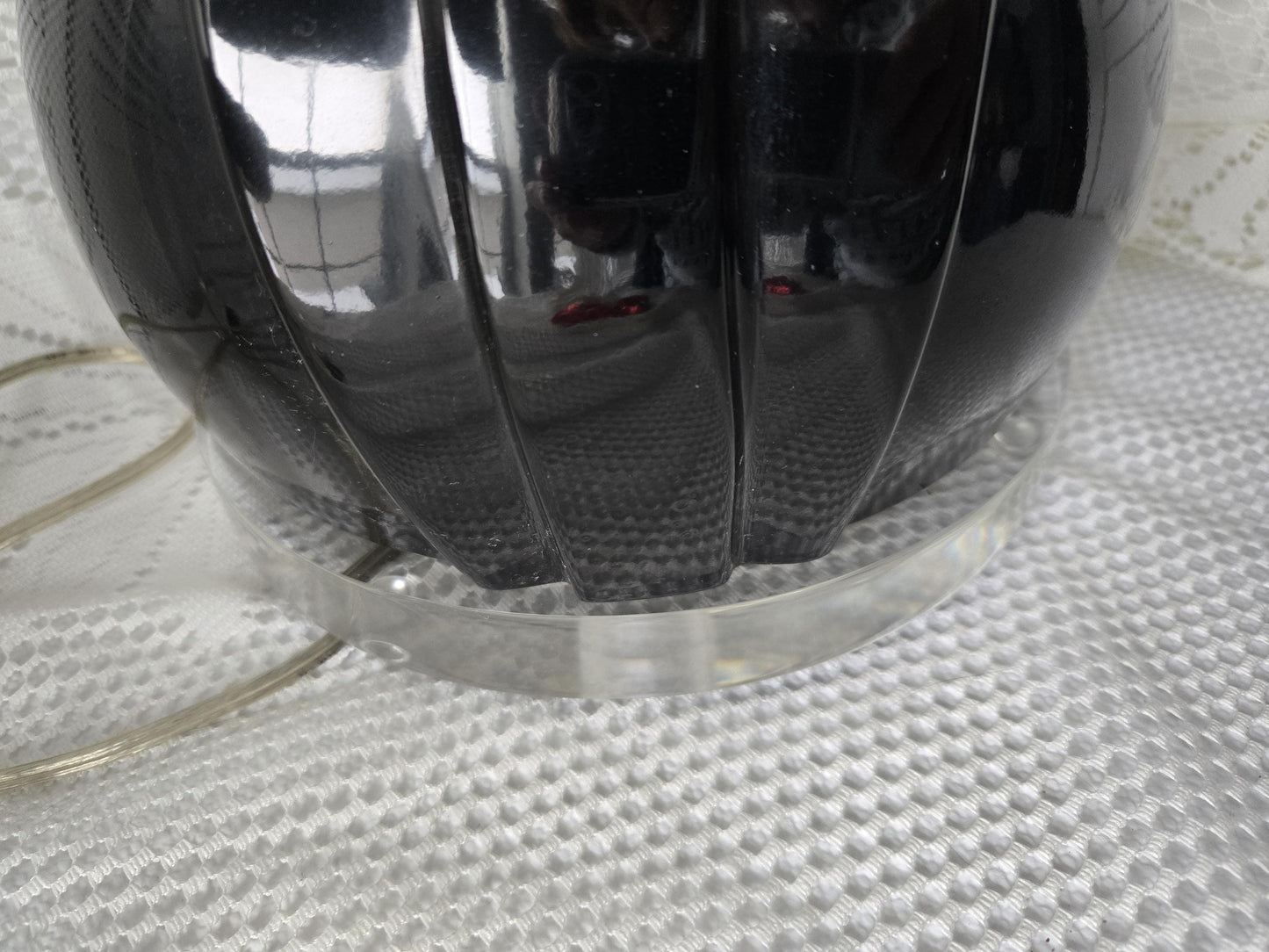 Art Deco Acrylic Trapazoid Lamp