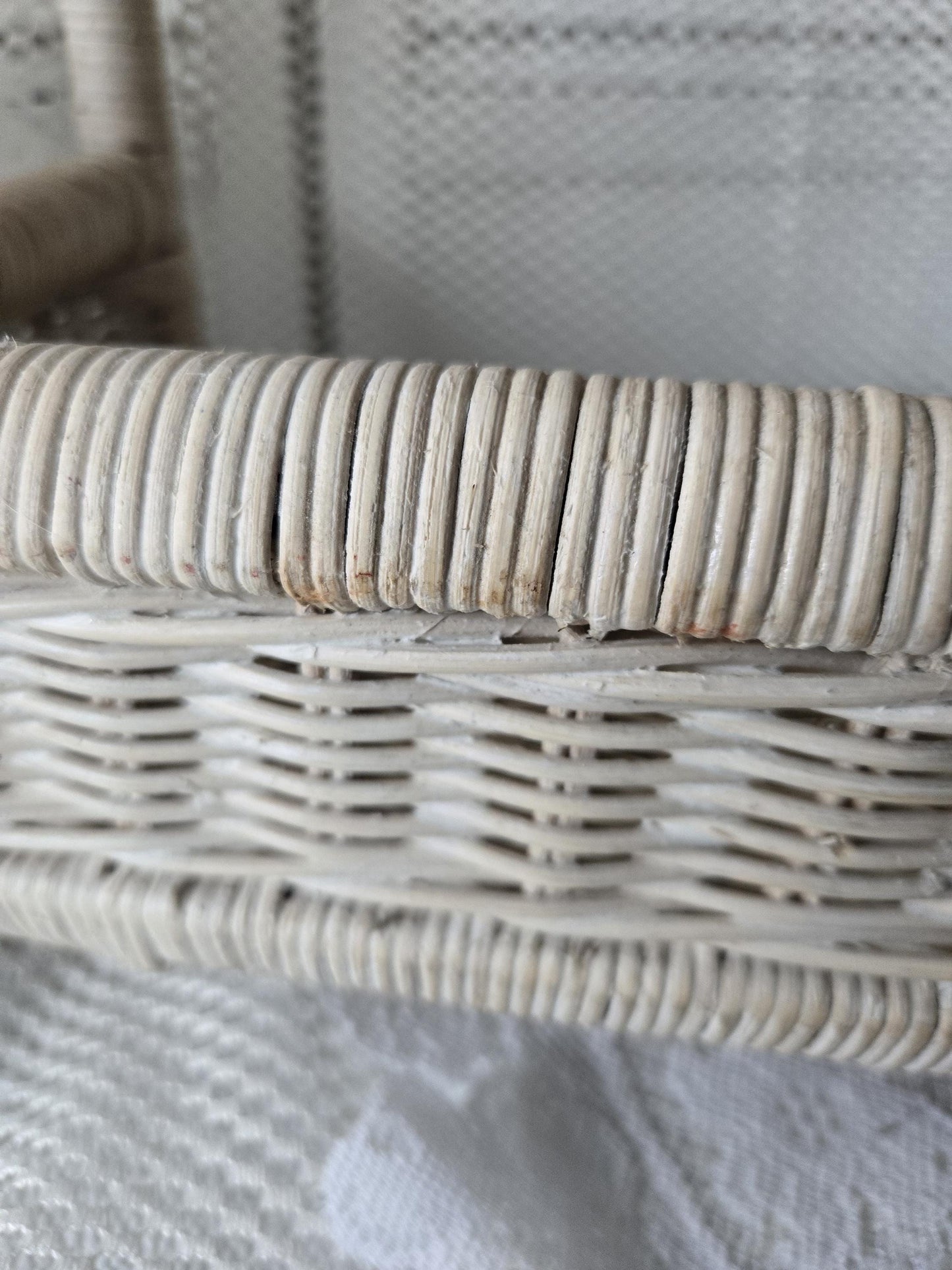 Vintage Wicker Wall Shelf