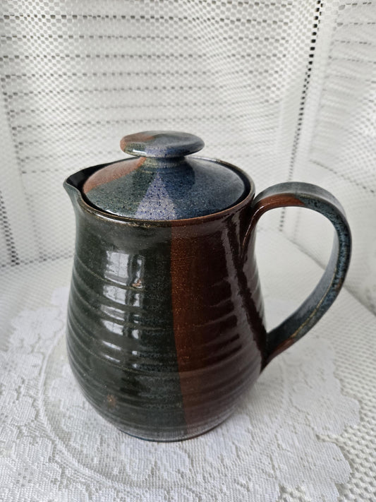 Dixieland Pottery Ceramic Teapot  - Signed