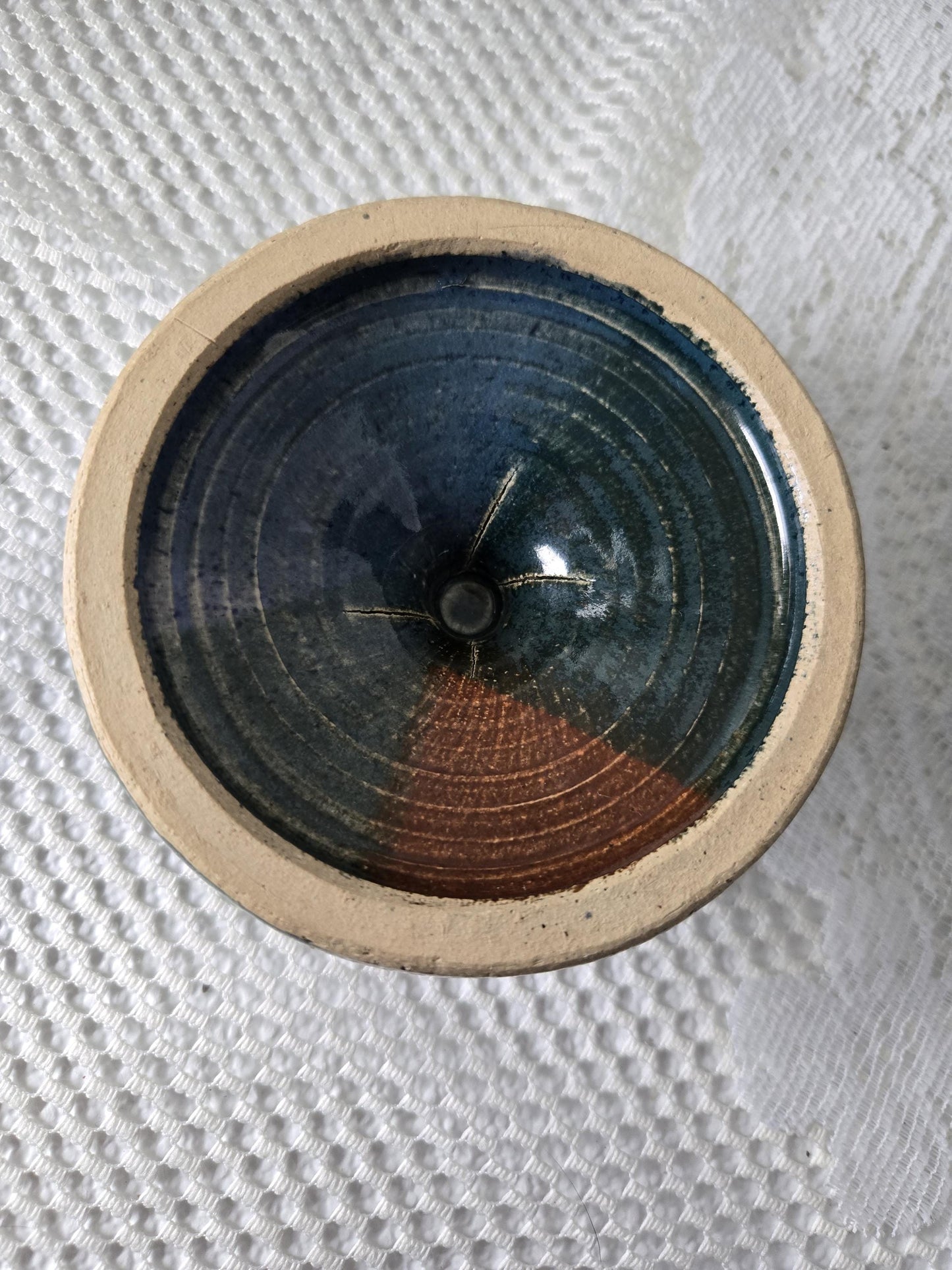 Dixieland Pottery Ceramic Teapot  - Signed