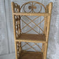 Vintage Rattan & Wicker Wall Shelf