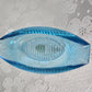 Art Deco Blue Art Glass Ashtray