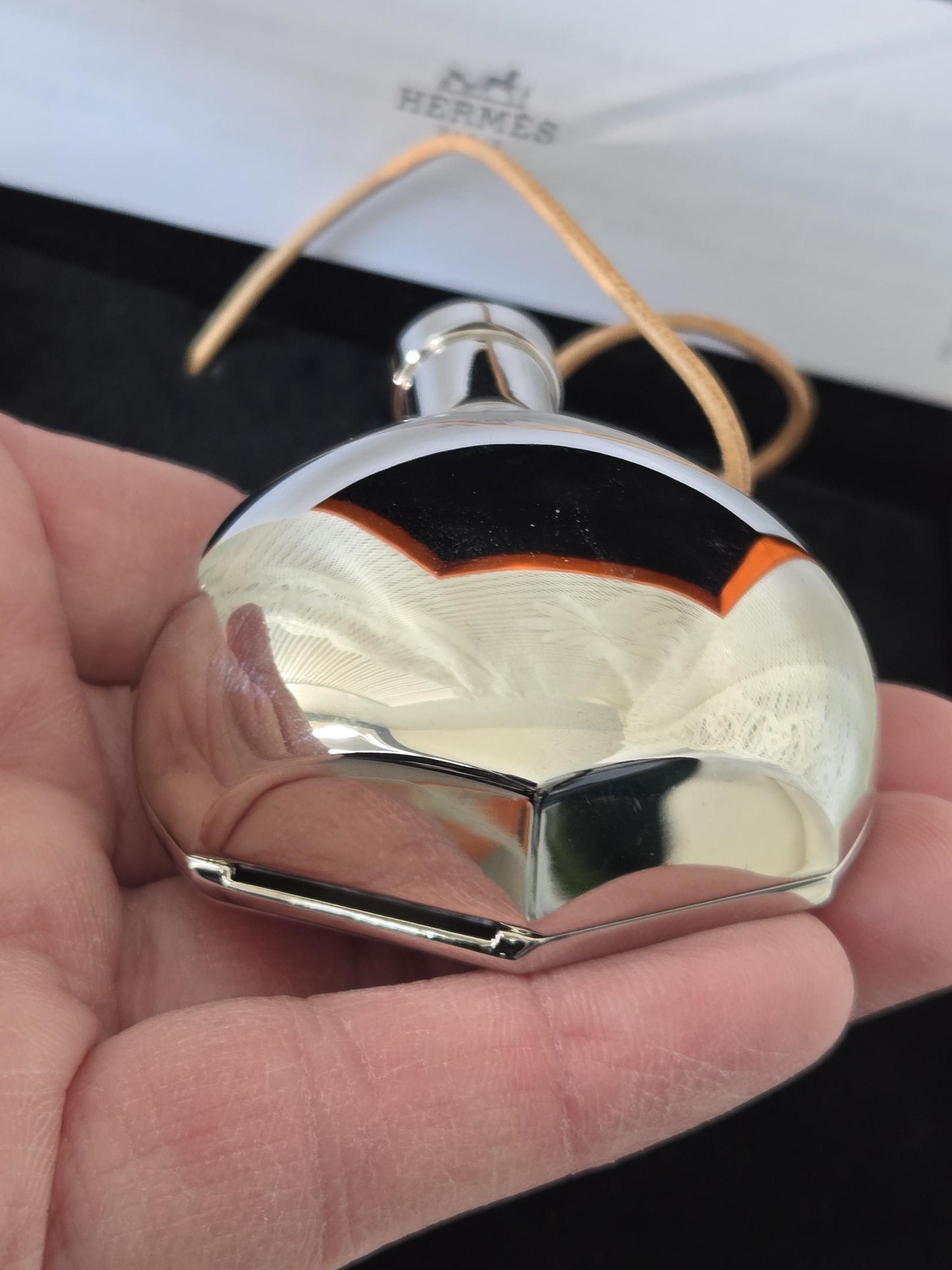 Vintage Hermes Parfum Des Merveilles Necklace Spray