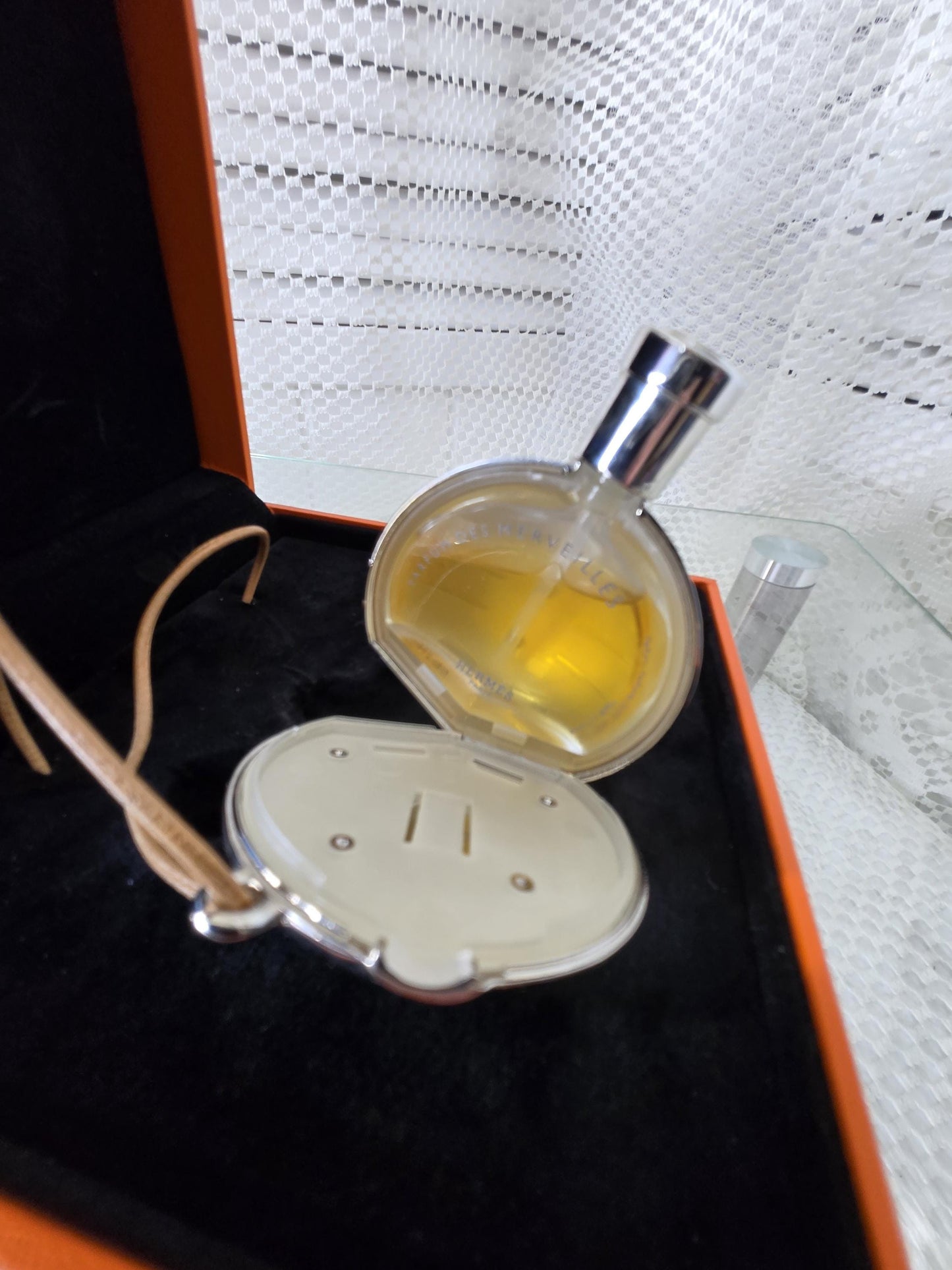 Vintage Hermes Parfum Des Merveilles Necklace Spray