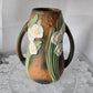 Roseville Jonquil Dual Handle Vase