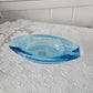 Art Deco Blue Art Glass Ashtray