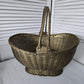 Ornate Woven Brass Basket Decor