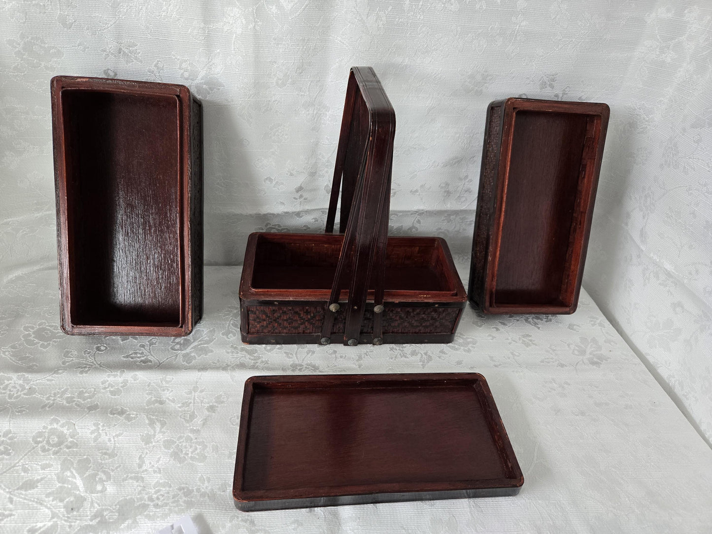 Woven Chinese Tiered Basket