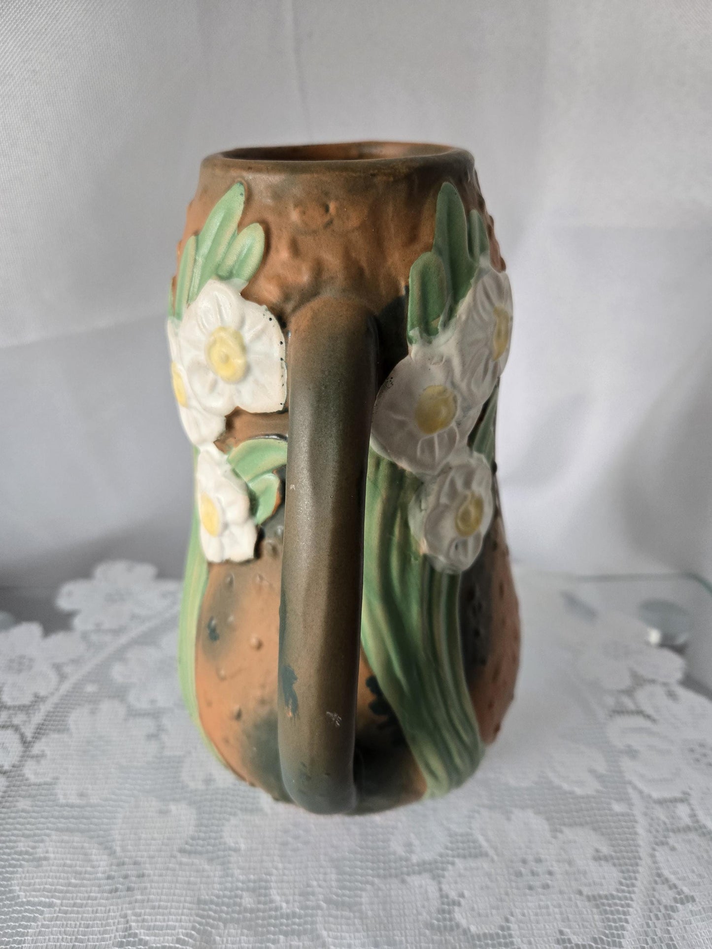 Roseville Jonquil Dual Handle Vase