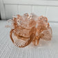 Pink 4-Leaf Clover Glass Ashtray Decor
