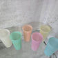 Vintage Small Pastel Tupperware Tumblers