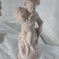 Pink Porcelain Figural Boudoir Lamps (2)