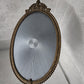Vintage Brass Filigree Hand Mirror