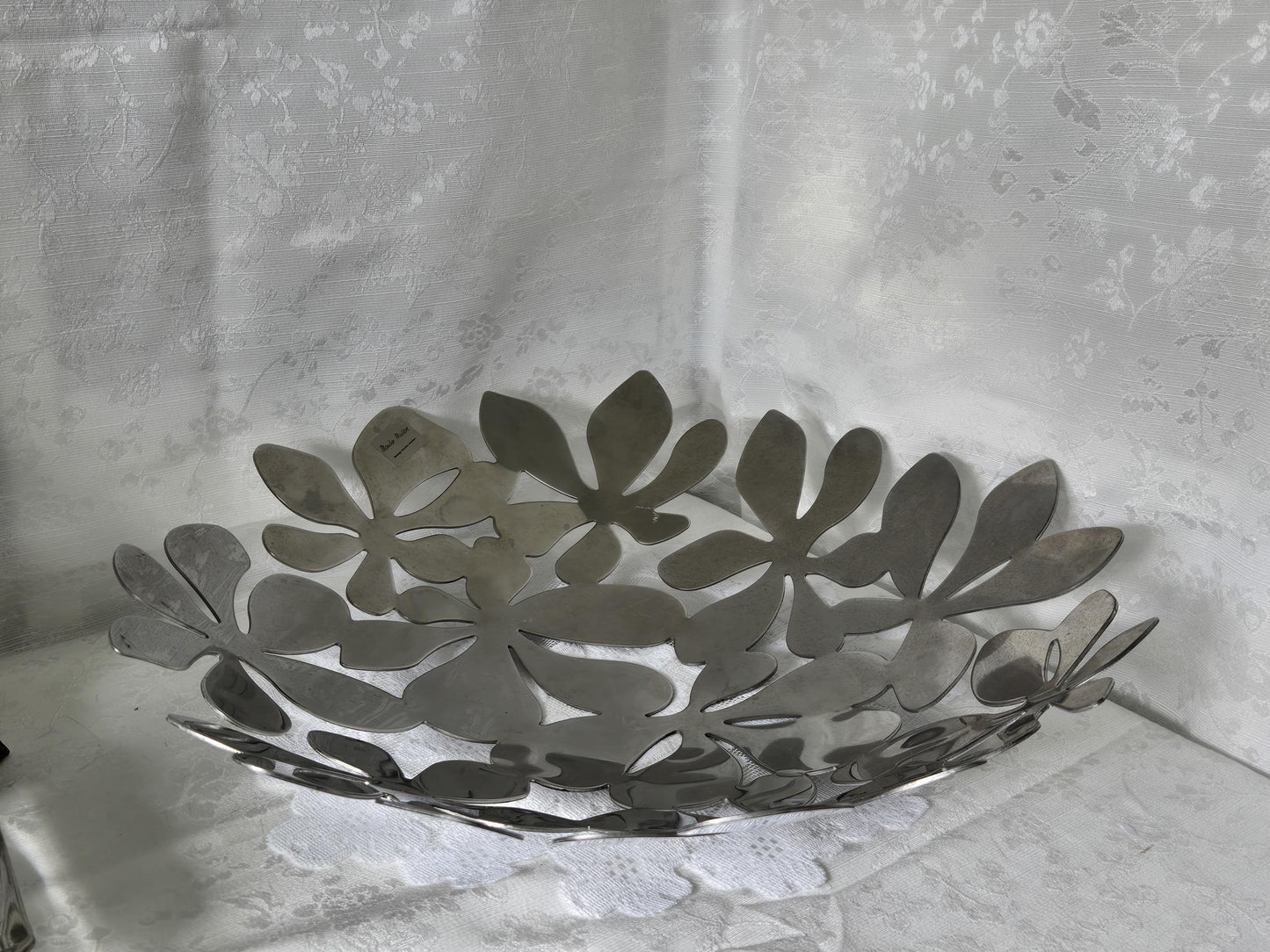 Decorative Floral Stainless Bowl