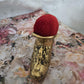 Victorian Brass Shoe Pin Cushion