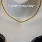 Vintage 14K Diamond Cut Fancy Gold Necklace Chain - *Item can only be picked up by buyer in person in Clarence, NY*
