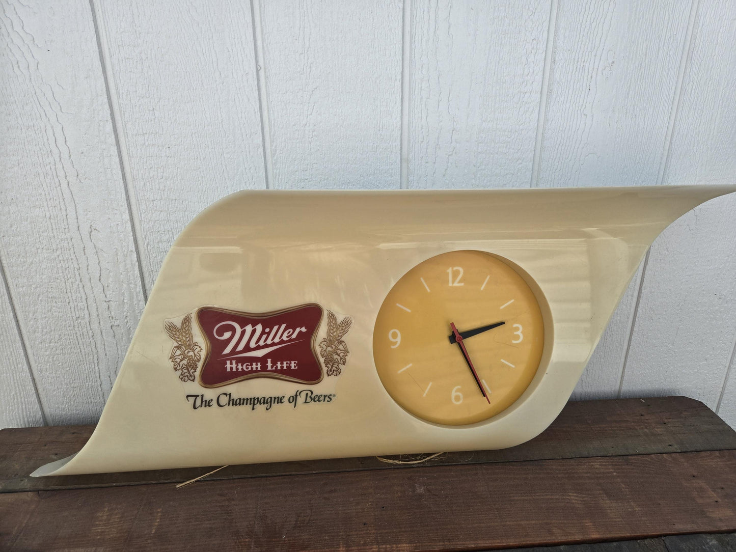 Vintage Miller Lite Beer Shark Wall Clock