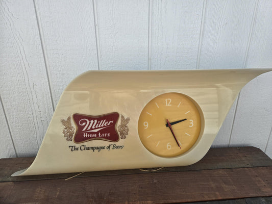 Vintage Miller Lite Beer Shark Wall Clock