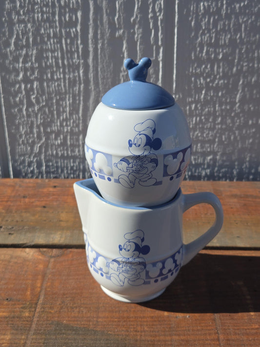 Mickey Mouse Creamer and Sugar Set