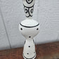 Figural Palmer Ceramic Candlestick Holder