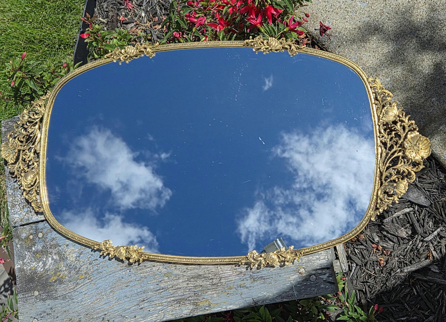 Vintage Matson Gilt Dresser Vanity Tray
