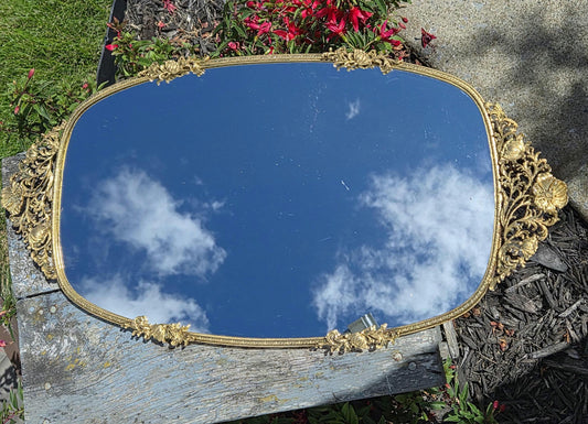 Vintage Matson Gilt Dresser Vanity Tray