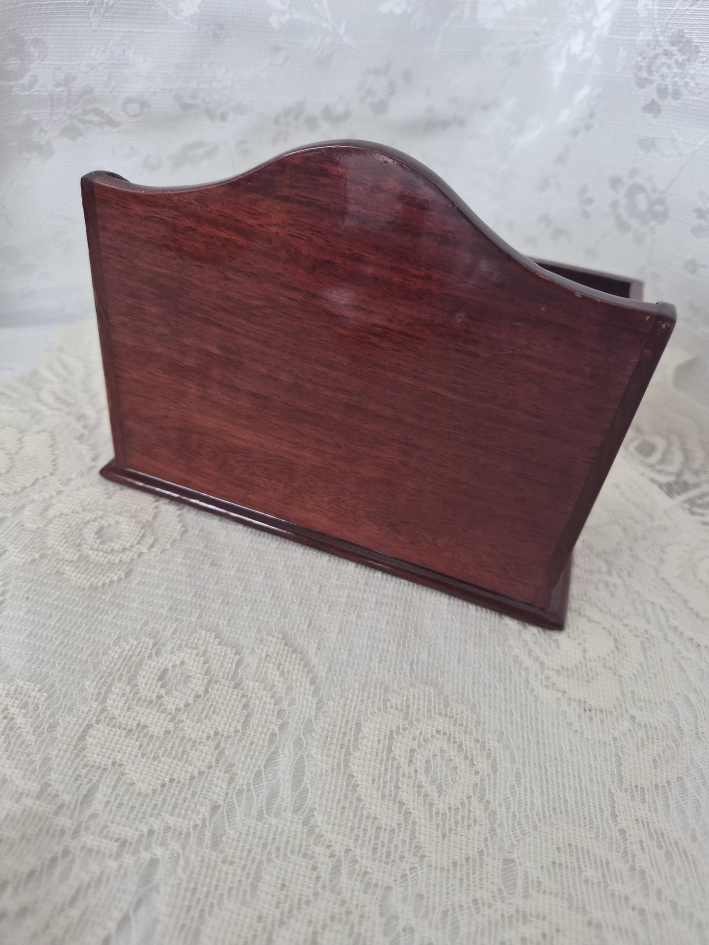 Wood Pencil Card Holder