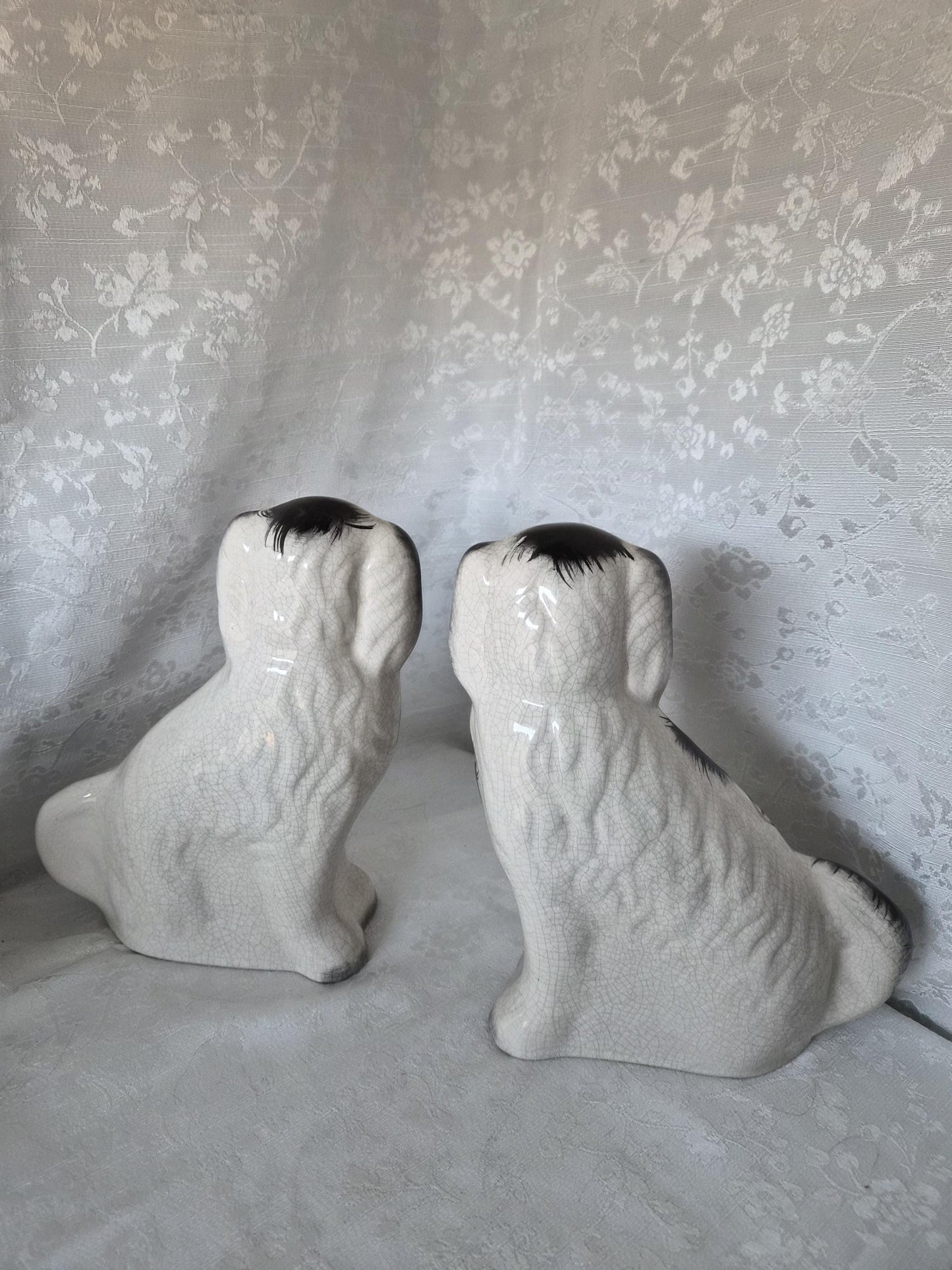 Staffordshire Porcelain Doggies (2)