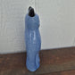 Ceramic Blue Speckled Cat Figurine