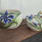Franz Iris and Hummingbird Decorative Bowls (2)