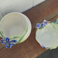 Franz Iris and Hummingbird Decorative Bowls (2)