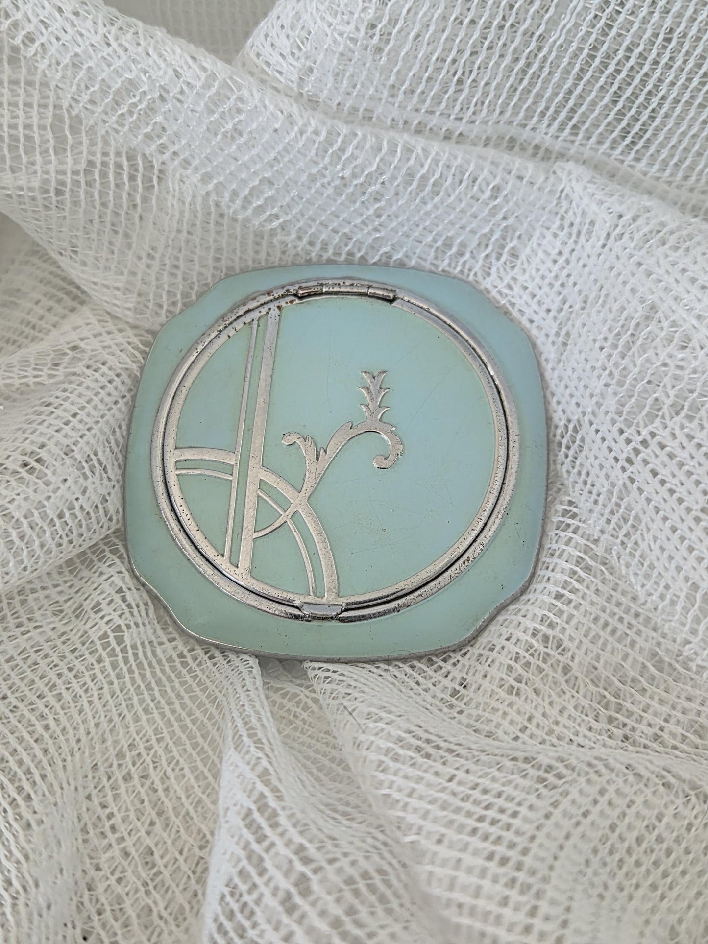 Art Deco Evans Mirror Compact