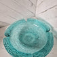 Teal blue Mid Century Ashtray