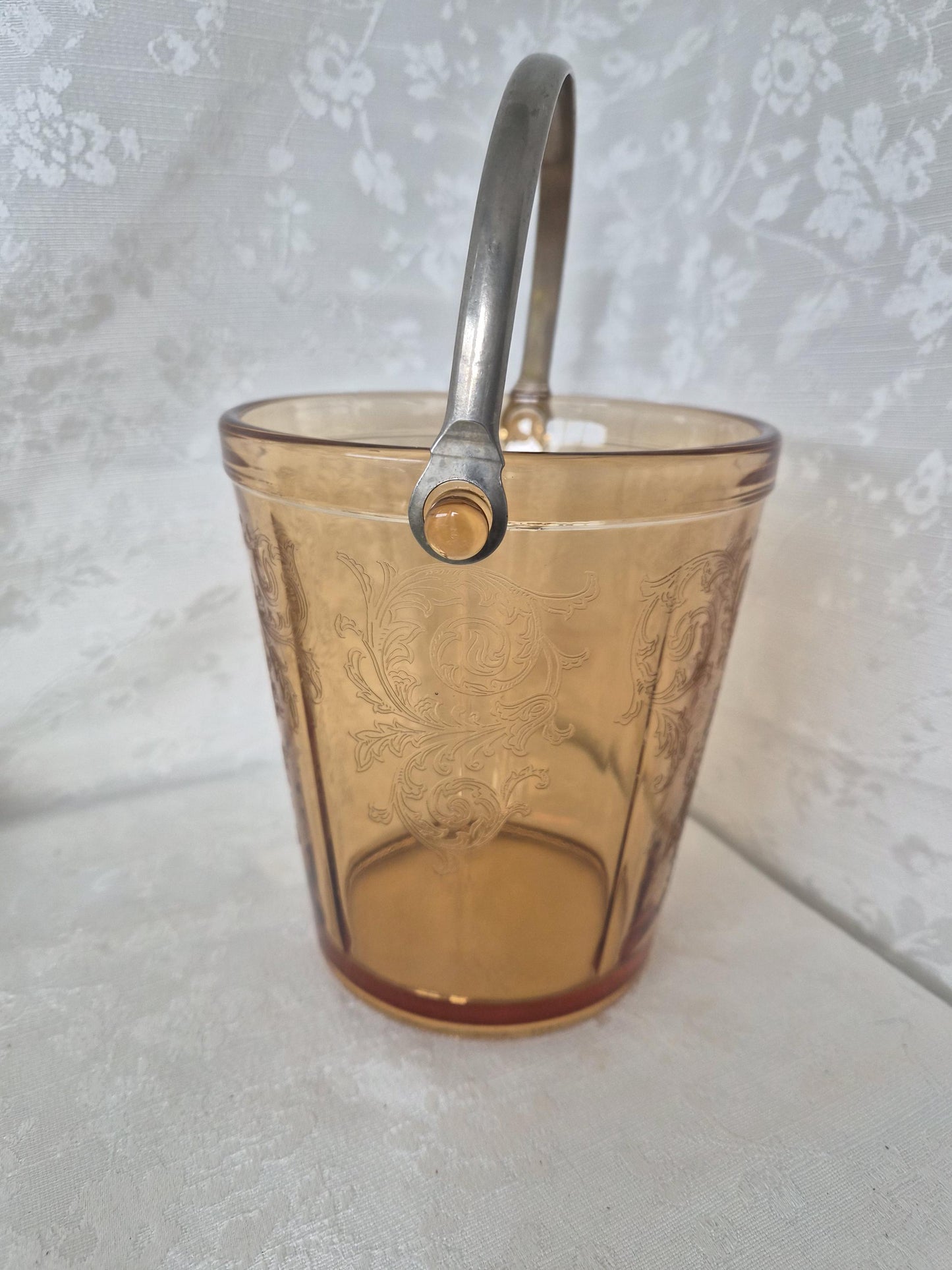 Fostoria Amber Ice Bucket