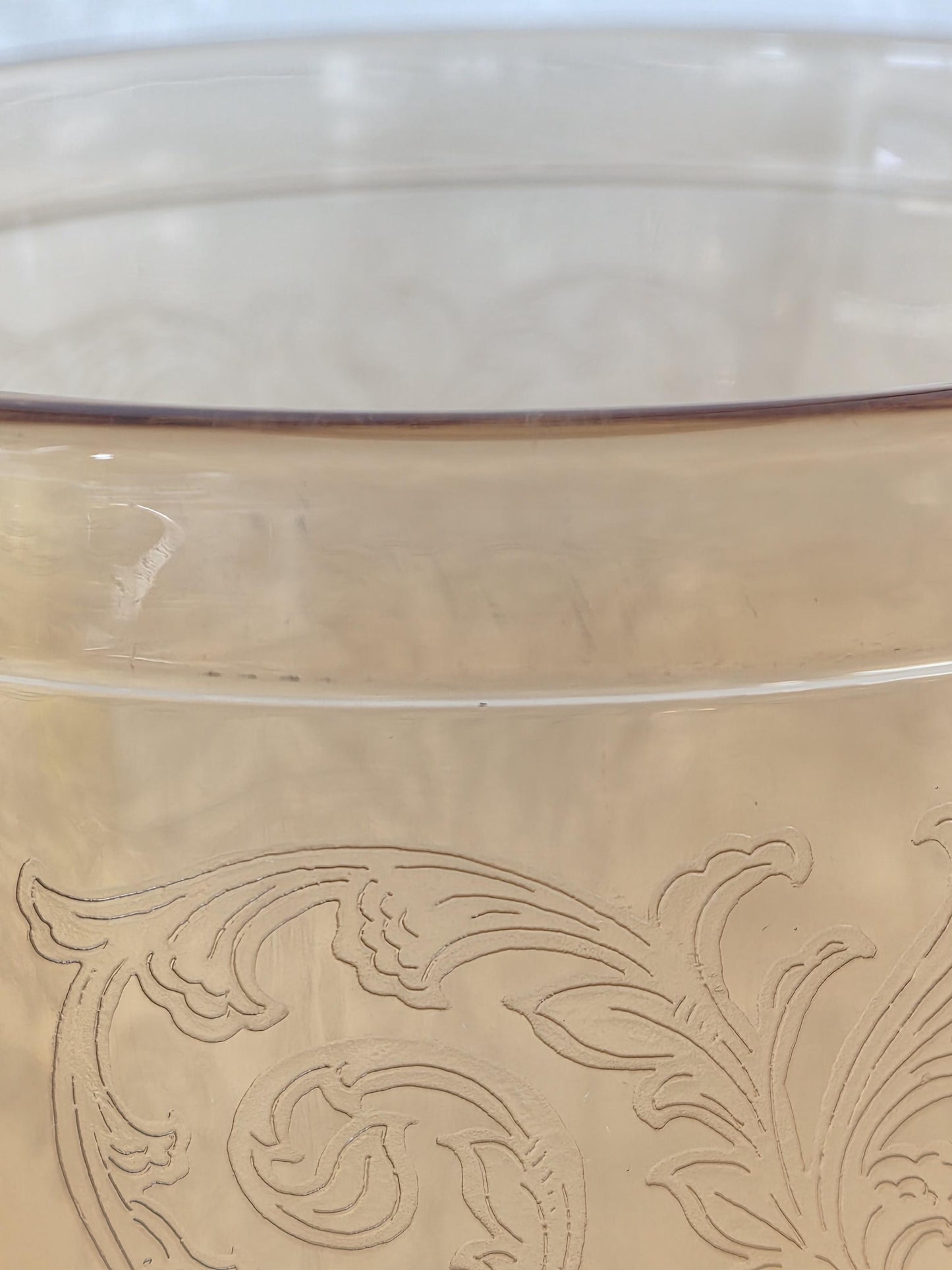 Fostoria Amber Ice Bucket