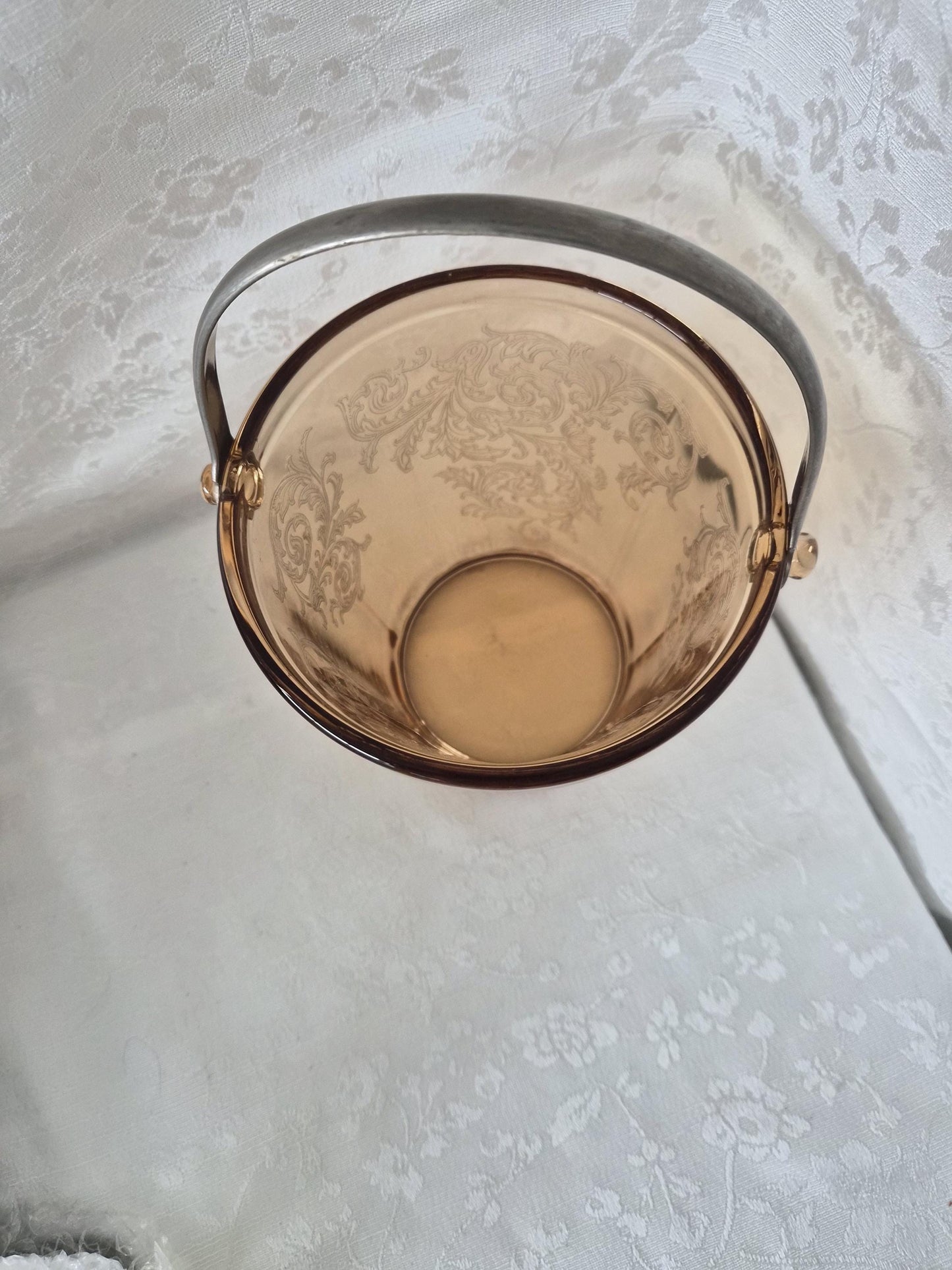 Fostoria Amber Ice Bucket