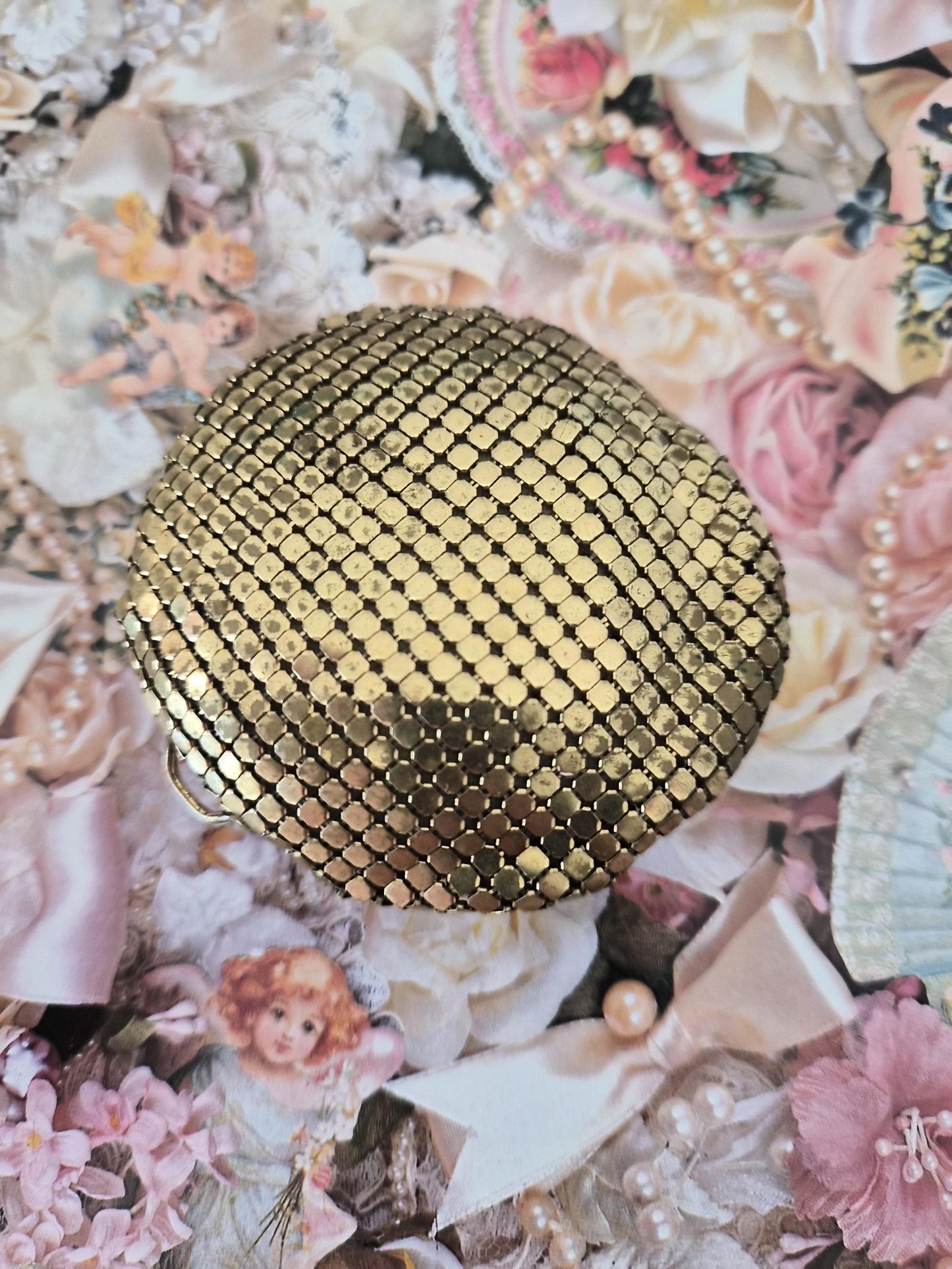 Mesh Compact Powder Mirror