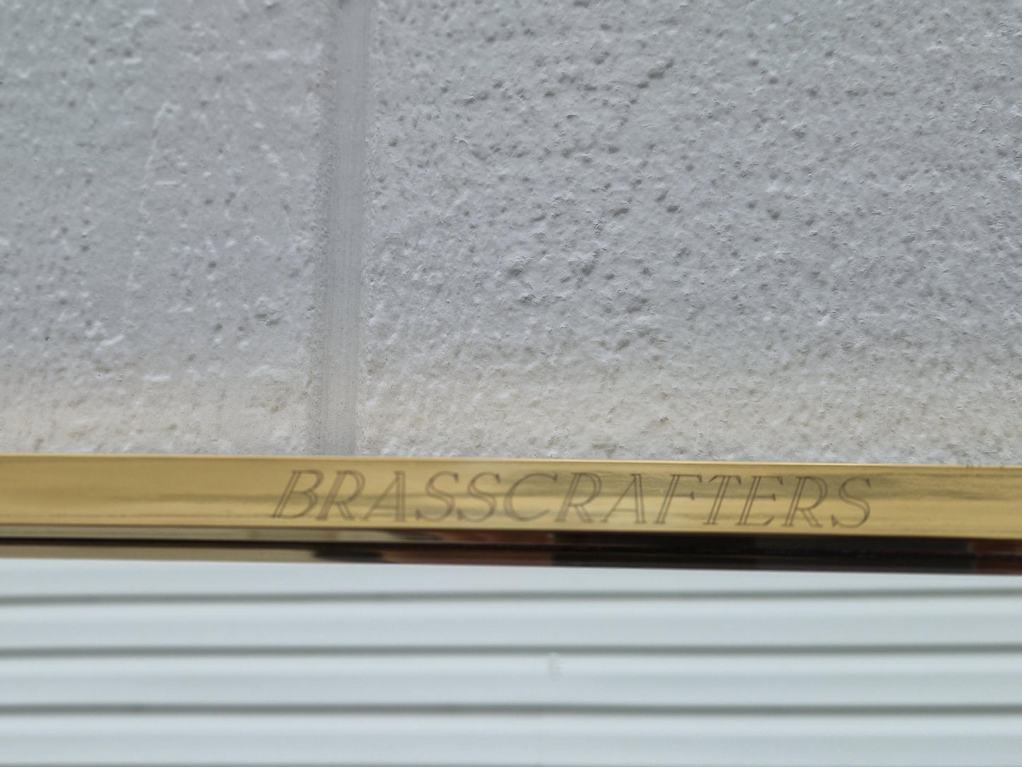 Art Deco Brasscrafters Brass Wall Mirror