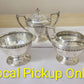 Vintage Gorham Sterling Silver Creamer Sugar Bowl - Local Pick Up Only