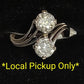 Estate Dual Diamond Old Mine Cut Ring 18K *In-Person Pickup up only*