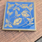Floral Enamel Powder Compact