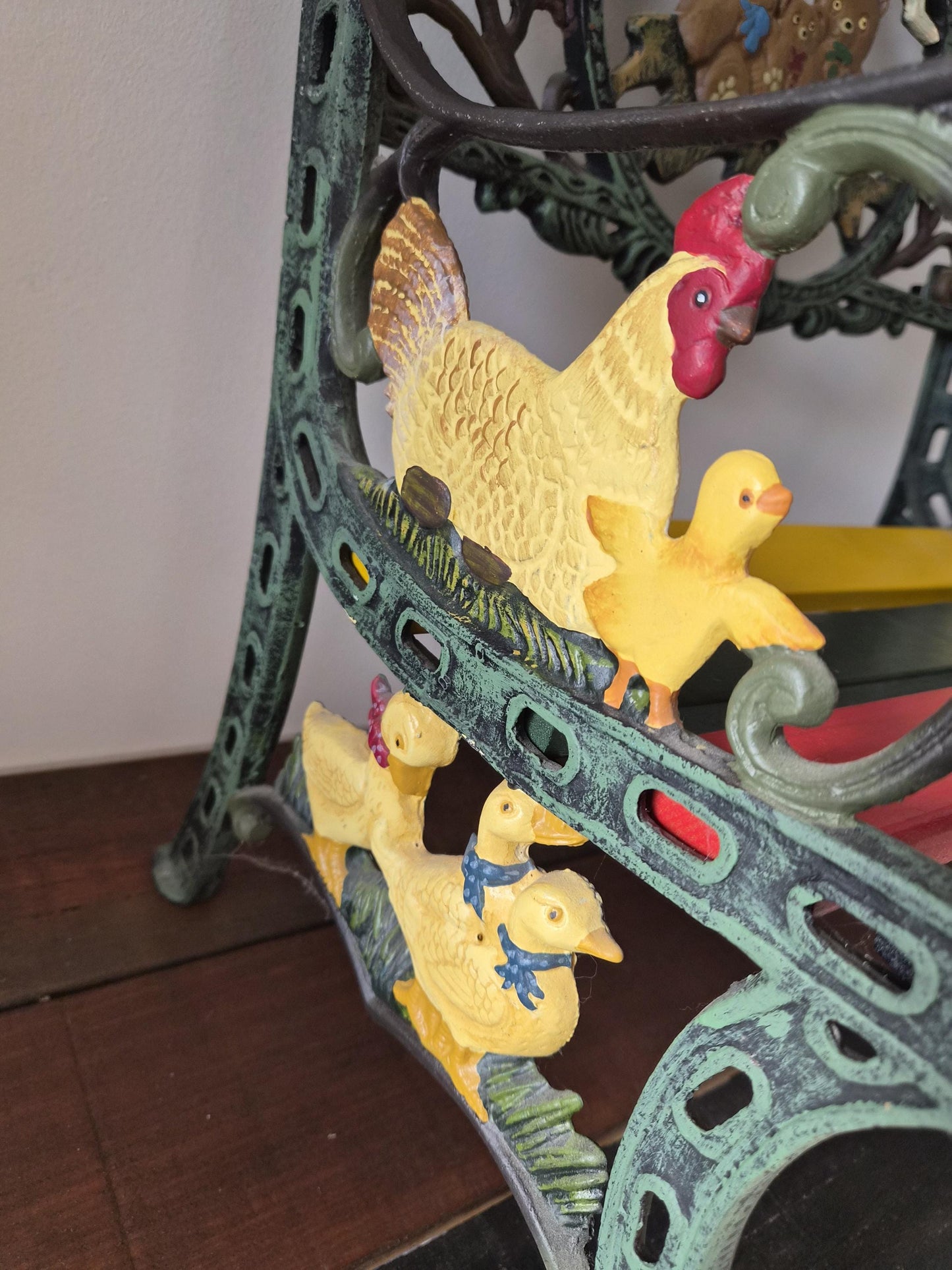 Child's Cast Iron Chair Bench