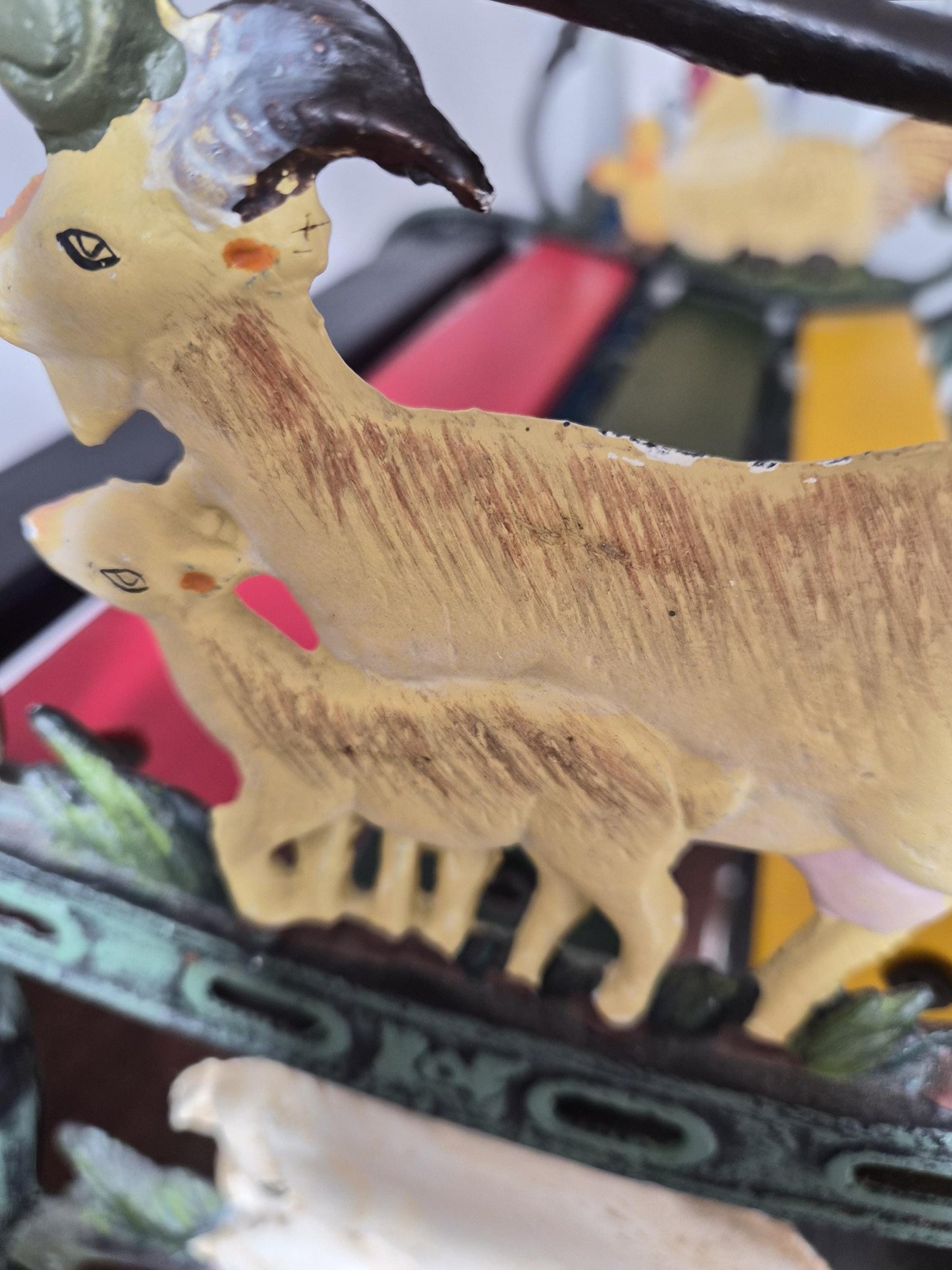 Child's Cast Iron Chair Bench