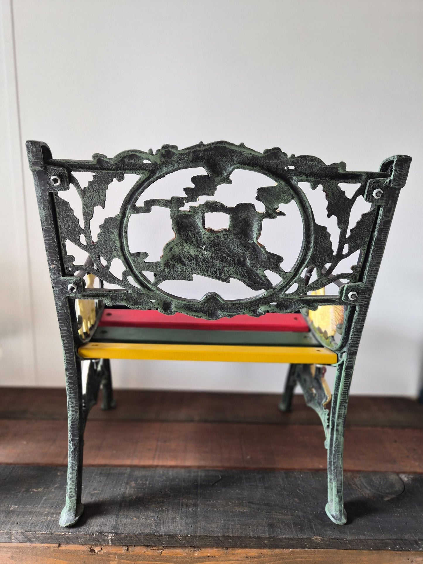 Child's Cast Iron Chair Bench