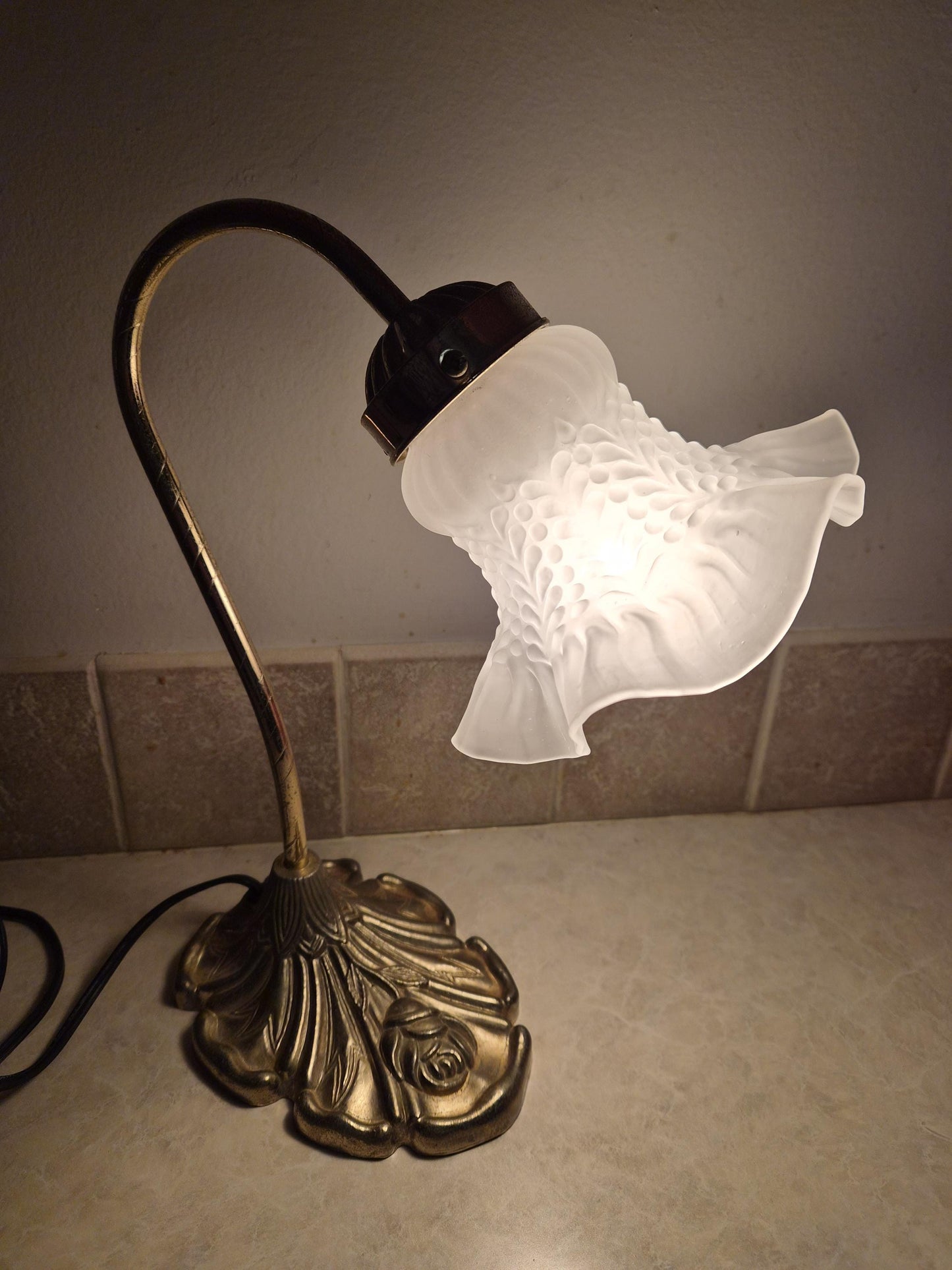Vintage Boudoir Gooseneck Lamp